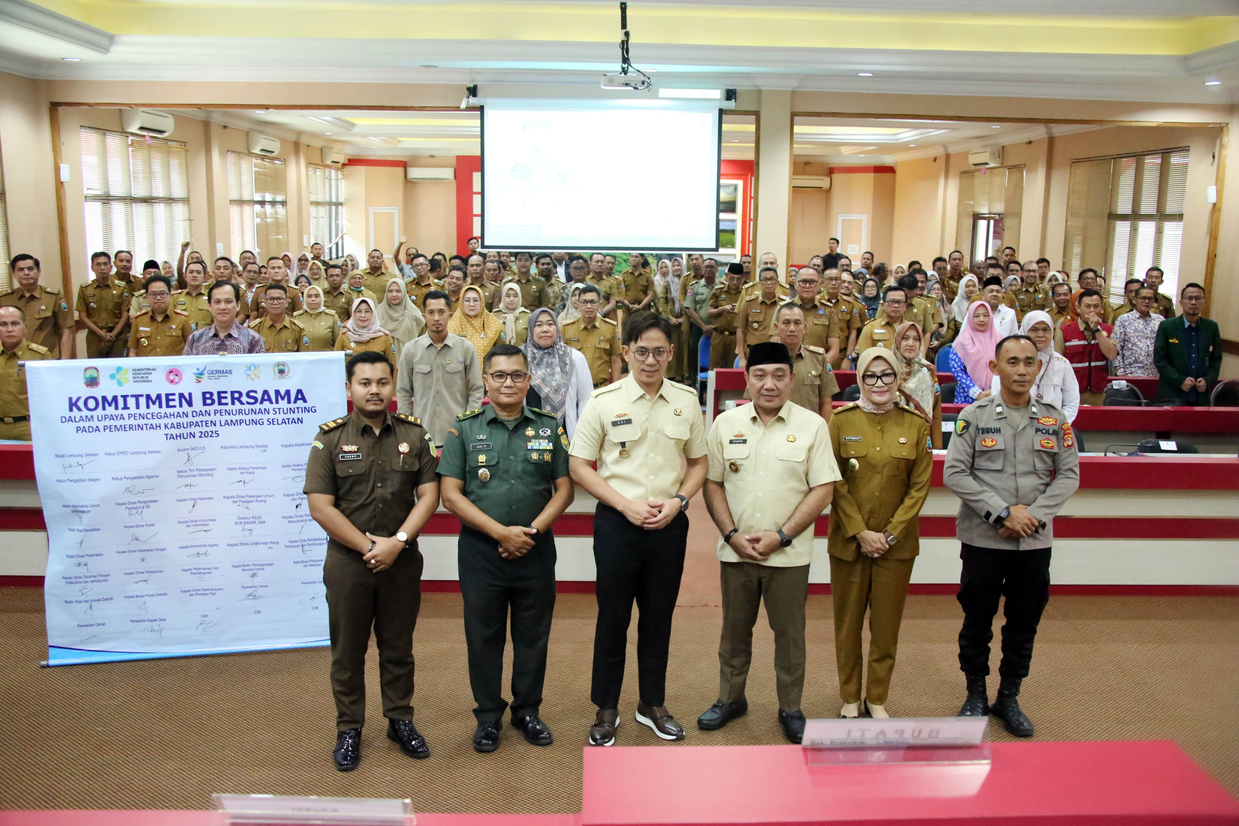 Pemkab Lampung Selatan Tegaskan Komitmen Percepatan Penurunan Stunting Lewat Aksi Rembuk 2025